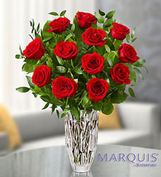 Marquis by Waterford Premium Red Roses Flower Power, Florist Davenport FL